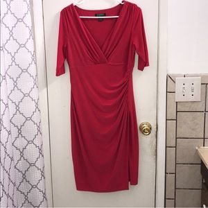 RALPH LAUREN red dress